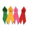 Stock Awareness Ribbons Sewn W/ Tape - Blank